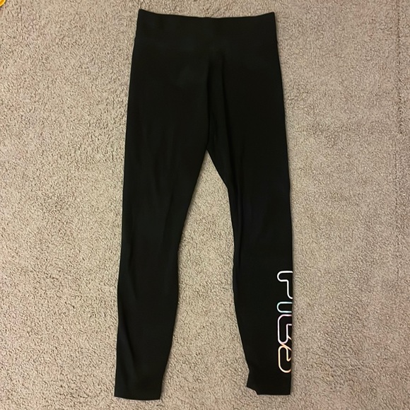 Fila Pants Jumpsuits Black Fila Stretchy Leggings Yoga Pants